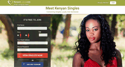 Desktop Screenshot of kenyancupid.com
